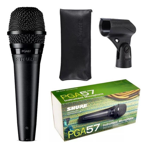 Microfone Profissional Para Instrumentos Shure Pga57-lc