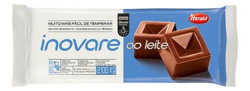 Chocolate Harald Inovare Barra 2,1kg Ao Leite