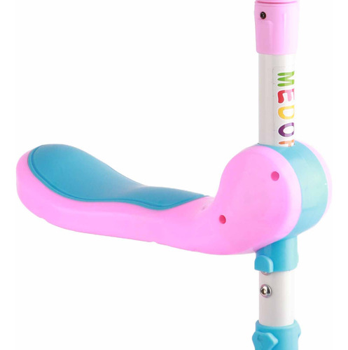 Scooter De 3 Ruedas Plegable Altura Ajustable Luces De Rueda