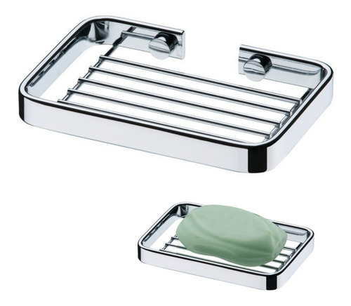 Jabonera Repisa Con Tornillo Acero Inox Future