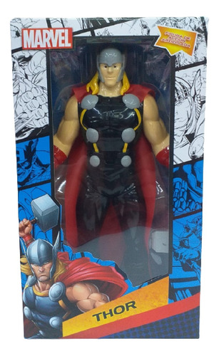 Figura De Accion Articulada En Caja Thor Marvel 23 Cm
