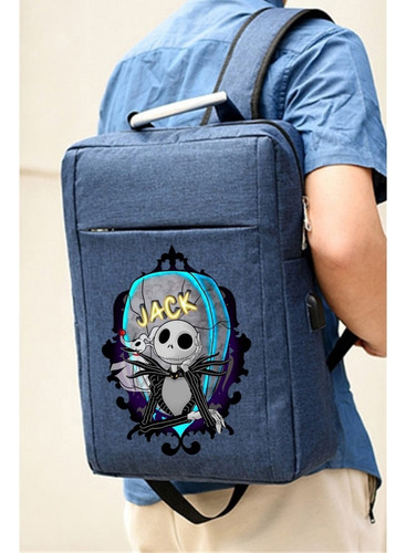 Maleta  Jack Skellington Comics  Maletín Bolso Backpack