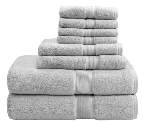 Juego De Toallas Altamente Absorbente 8 Para Baño