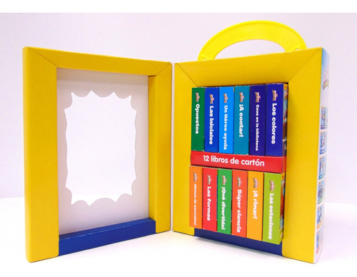 Estuche Con 12 Libritos De Cartón Disney Spidey-pi Kids