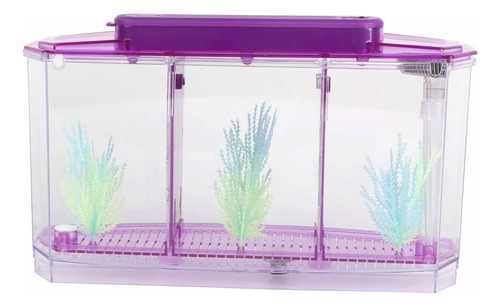 Criadero De Acrílico Led Para Acuario De Tres Divisiones