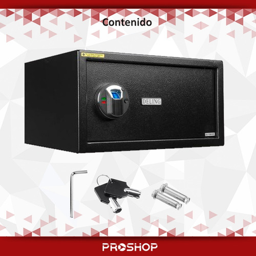Caja Fuerte De Seguridad Biometrica Huella Dactilar Llave