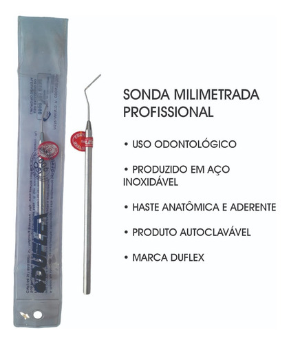 Sonda Milimetrada Ss White Duflex Odontológica