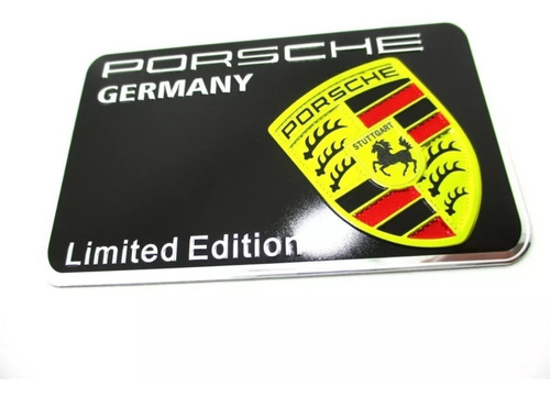 Emblema Porsche Germany Cayenne 911 Limited Autoadherible