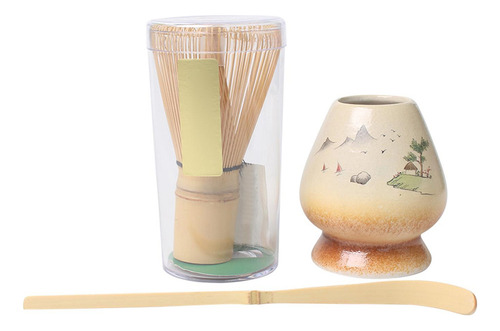 Juego De Matcha Japonés De 3 Piezas For Preparación De