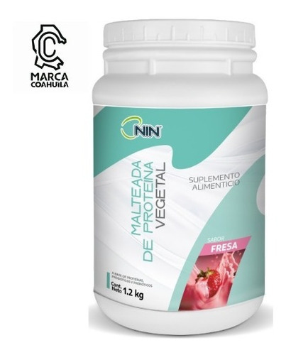 Malteada Nutritiva Nin 1.200 Kg Suplemento Alimenticio Sabor Platano-Fresa