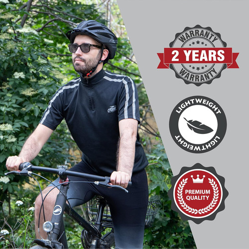 Team Obsidian Airflow Adult Bike Helmet - Lightweight Hel...