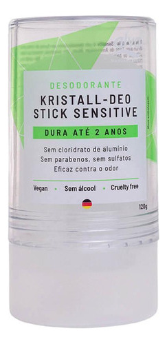 Kit 2x: Desodorante Stick Kristall Alva 120g