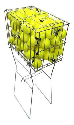 Canasto Recoletor Pelotas Tenis Padel Capacidad 100 Pelotas