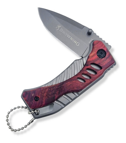 Canivete Browning X61 Tático Discreto Cabo Madeira