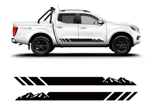 Vinil Stiker Estampado Rotulado Lateral Tacoma Toyota 2021 
