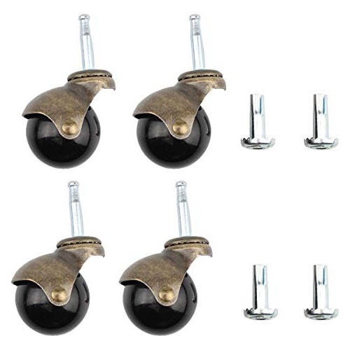  4 Pcs Ball Caster Heavy Duty Stem Swivel Wheel 2 Inch ...