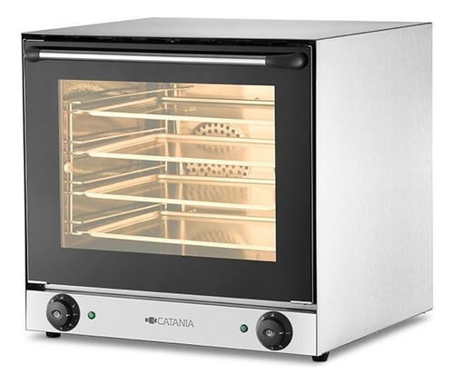 Horno Convector Eléctrico Catania 44x32 Con Bandejas