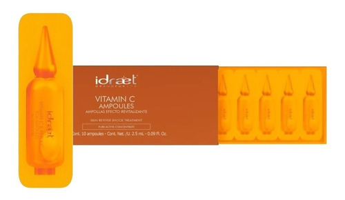 Ampollas Faciales Vitamina C Revitalizante X 10 Un Idraet