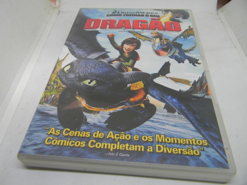 Dvd - Como Treinar O Seu Dragão - Desenho - Dreamworks (Usado)