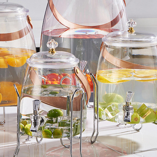 Dispensador De Bebidas, Cubo Para Bebidas Con Soporte, 3l