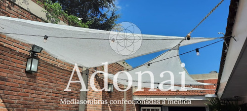 Imagen 6 de 7 de Toldo Vela Triangular Media Sombra Premium 2 X 3 M