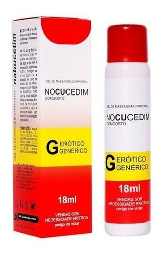 Lubrificante Gel Nocucedim Com Gosto Passou, Relaxou, Entrou