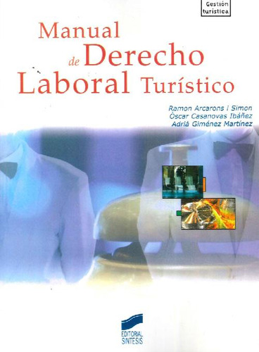 Libro Manual De Derecho Laboral Turístico De Ramón Arcarons