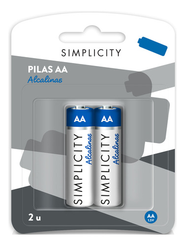 Pilas Alcalinas Simplicity Aa X 2 Un