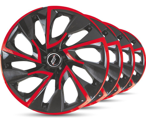 Jogo 4 Calotas Esportiva Aro 13 Mod Ds4 Fiat Siena Uno Palio