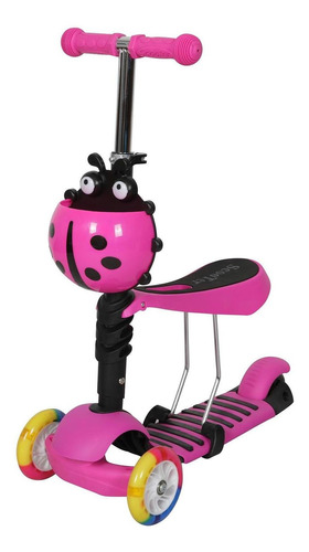 Scooter 2 En 1 Para Niños Fuxion Toys, Diseño De Oruga Color