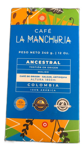 Café La Manchuria Ancestral  | Molido | 340 Gr Colombia.