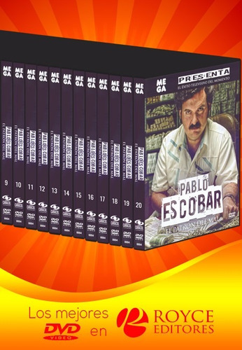 Pablo Escobar El Patrón Del Mal 20 Dvds