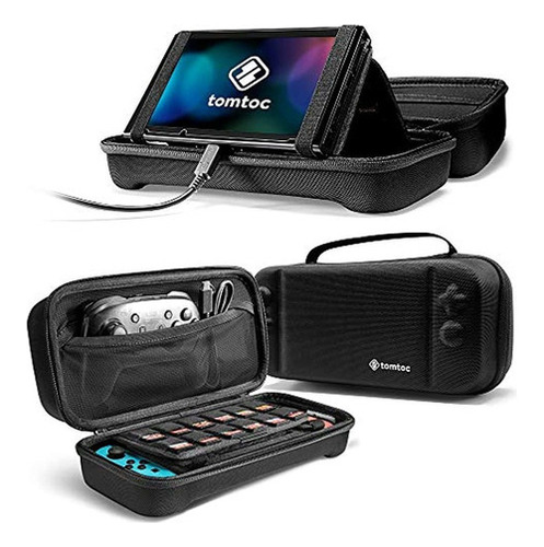 Nintendo Switch Case Tomtoc Funda Protectora Dura De Almacen