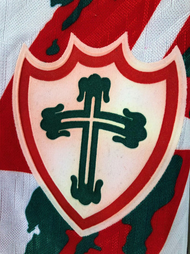 Camisa Portuguesa Autografada Elenco Brasileirão 1996