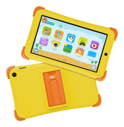 Tablet Sky Kids Para Chicos Android 11 7p 1gb Ram 16gb Funda