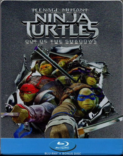 Tortugas Ninja Fuera De Las Sombras Steelbook Blu-ray