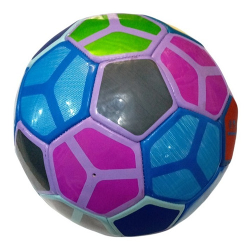 Pelota Futbol Colorido Balon Deportivo Oficial 5 Grass Loza