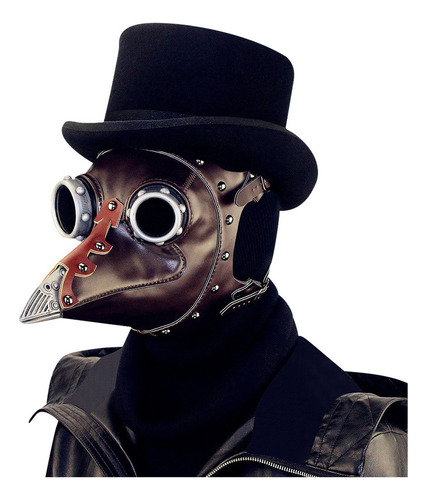 Máscara Steampunk De Halloween Con Forma De Pico De Peste Y