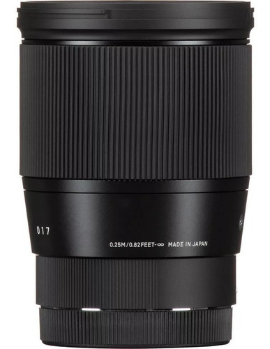 Lente Sigma 16 mm F/1.4 Dc Dn Canon
