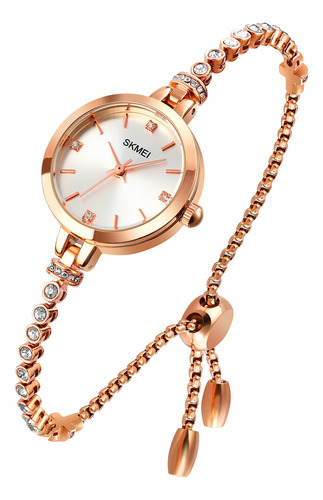 Reloj Smkei Mujer 1854, Elegante, Pulsera, Moda, Clásico.