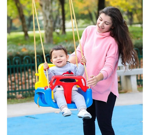 Imagen 6 de 10 de Hamaca Infantil Para Bebe Y Niños 3 En 1 Adaptable Y Segura