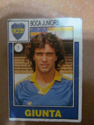 Lote X 3 Figuritas Supercolección 1992 Boca Juniors Giunta