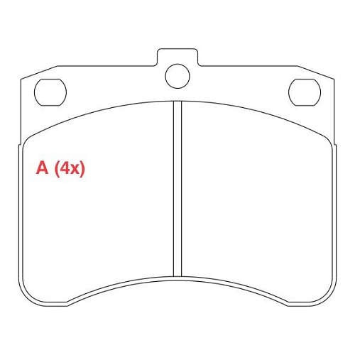 Pastilha De Freio Asia Towner Willtec Pw330