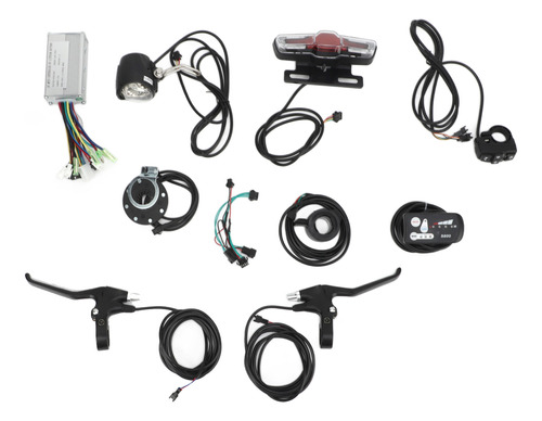 Controlador De Bicicleta Eléctrica De 36 V Y 48 V, Kit De Pa