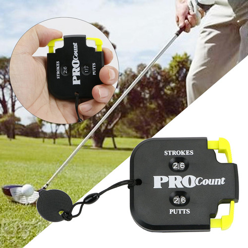 2 Contador De Puntajes De Golf, De Puntaje Amarillo Negro