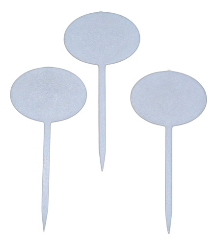 Pinches Blancos Para Picada X 20 Unidades - Cumpleaños Agua Ovalado
