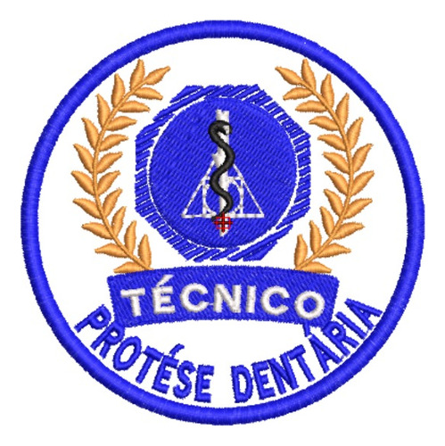 Patch Bordado Termocolante-técnico Protése Dentária