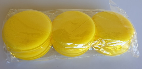 Imagen 1 de 3 de Aplicador Esponja De Poliespuma Para Encerar Auto, Pulir X12
