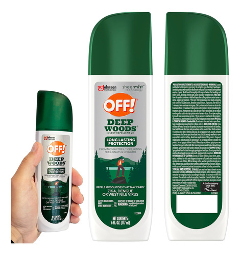 Repelente Off Xl 177ml Extra Duracion 12h Dengue Y Mosquitos