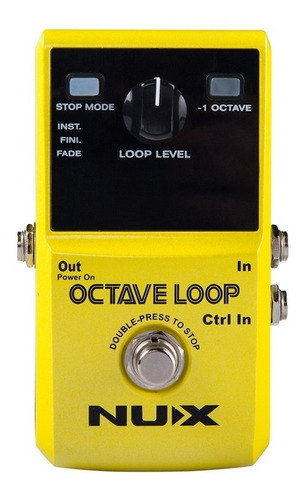 Pedal Efecto Guitarra Eléctrica Nux Octave Loop